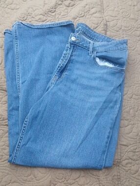 Old Navy Blue Denim Wide Leg Jeans